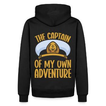 Croisière Crusader Bateau de croisière Cadeau - Sweat à capuche Premium bio Homme - noir - Dos - Nico (187cm)