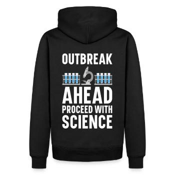 Epidemiology Scientist Epidemiologist Medicine - Men’s Premium Organic Hoodie - black - Back - Nico (187cm)