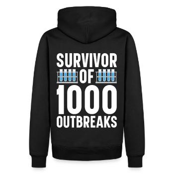 Epidemiology Scientist Epidemiologist Medicine - Men’s Premium Organic Hoodie - black - Back - Nico (187cm)
