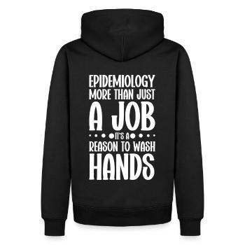 Epidemiology Scientist Epidemiologist Medicine - Men’s Premium Organic Hoodie - black - Back - Nico (187cm)