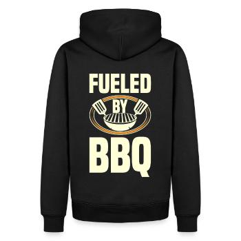 Grillades Barbecue Grillades de fête Barbecue professionnel - Sweat à capuche Premium bio Homme - noir - Dos - Nico (187cm)