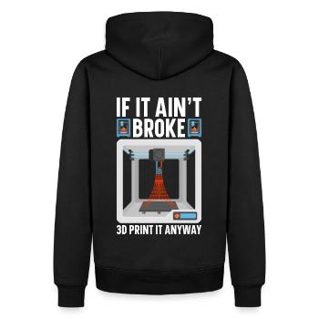 3D Printer Filament 3D Printing 3D Printing 3D Printer - Men’s Premium Organic Hoodie - black - Back - Nico (187cm)