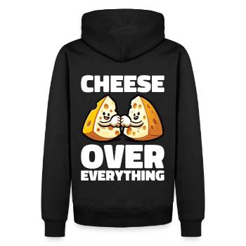 Käser Molkerei Käsemacher Milchtechnologe Käse - Männer Premium Bio Hoodie - Schwarz - Hinten - Nico (187cm)
