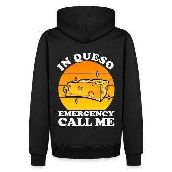Käser Molkerei Käsemacher Milchtechnologe Käse - Männer Premium Bio Hoodie - Schwarz - Hinten - Nico (187cm)