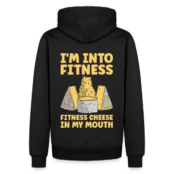 Cheesemaker Dairy Cheese maker Dairy technologist Cheese - Men’s Premium Organic Hoodie - black - Back - Nico (187cm)