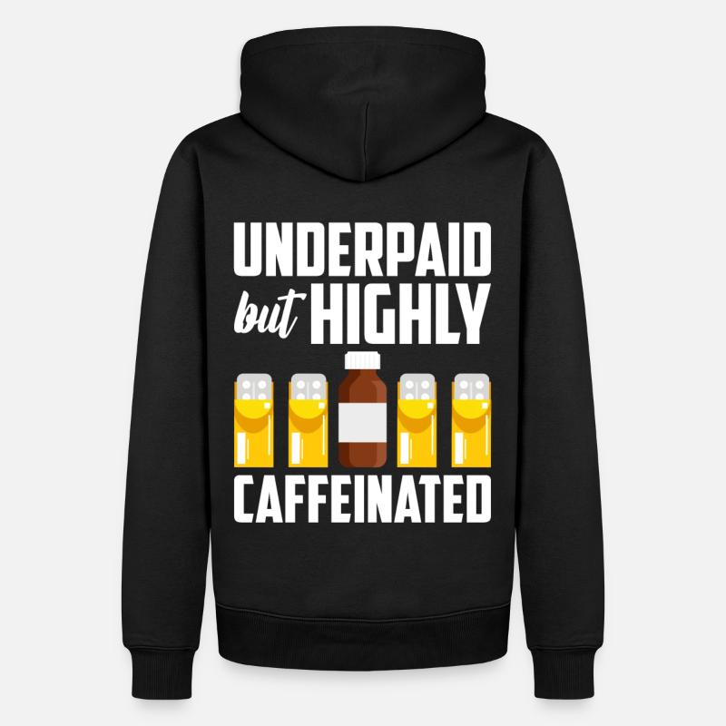 Assistant pharmaceutique Technicien en pharmacie - Sweat à capuche Premium bio Homme - noir