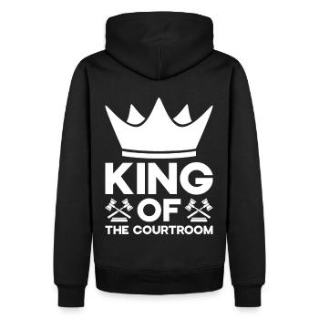 Lawyer Lawyer Court Public Prosecutor - Men’s Premium Organic Hoodie - black - Back - Nico (187cm)
