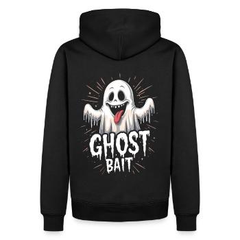 Appât fantôme Halloween Geist Gespenst Geister - Sweat à capuche Premium bio Homme - noir - Dos - Nico (187cm)