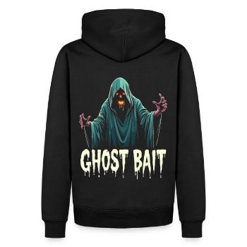 Appât fantôme Halloween Geist Gespenst Geister - Sweat à capuche Premium bio Homme - noir - Dos - Nico (187cm)
