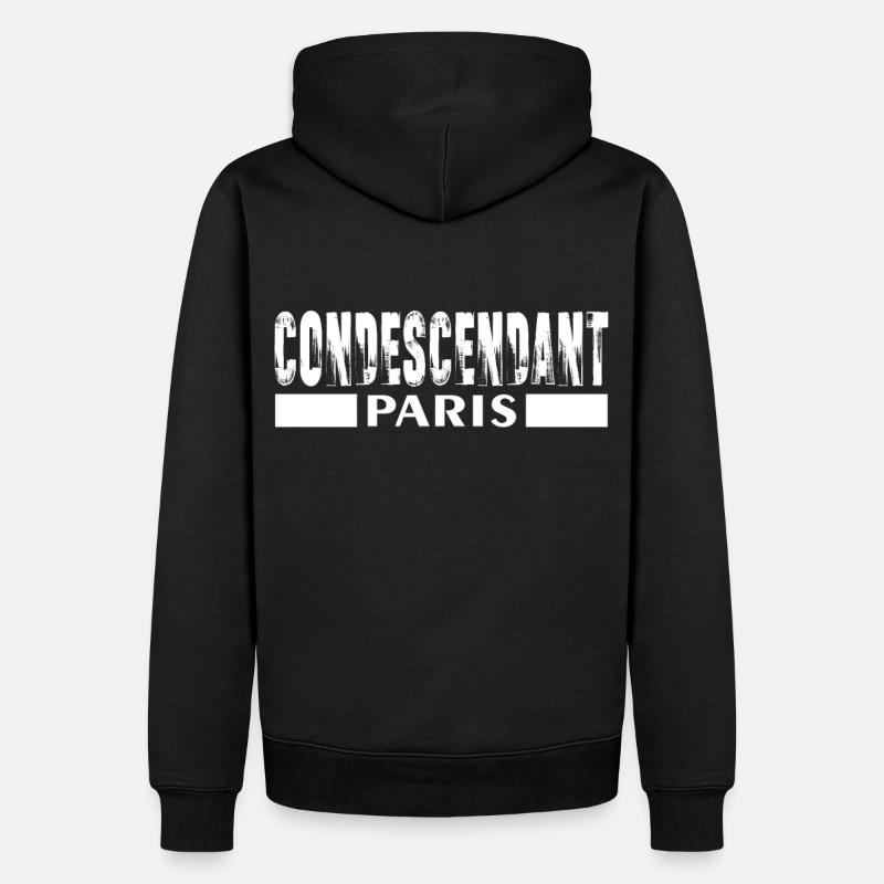 Condescendant - Paris - Sweat à capuche Premium bio Homme - noir