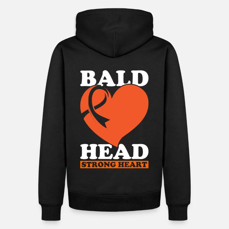 Leukämie Bewusstsein Blutkrebs Bekämpfung - Männer Premium Bio Hoodie - Schwarz