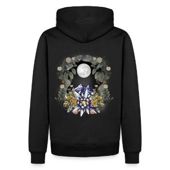 Mountains Mountain Mountains Mountaineering Austria Tyrol - Men’s Premium Organic Hoodie - black - Back - Nico (187cm)
