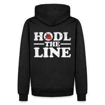 Day Trading Day Trader Bourse Bourse - Sweat à capuche Premium bio Homme - noir - Dos - Nico (187cm)