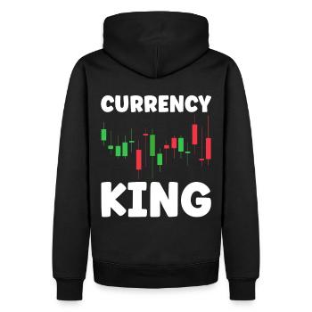 Trading Forex Trader Marché financier - Sweat à capuche Premium bio Homme - noir - Dos - Nico (187cm)