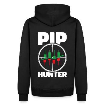 Trading Forex Trader Marché financier - Sweat à capuche Premium bio Homme - noir - Dos - Nico (187cm)
