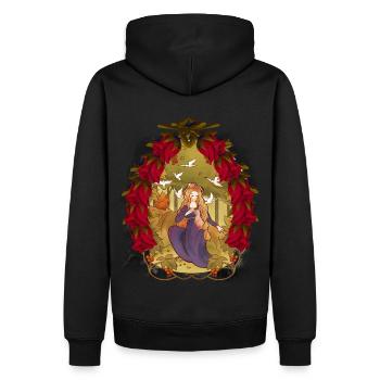 Enfant Enfants Conte de fées Conte de fées Personnage Noël - Sweat à capuche Premium bio Homme - noir - Dos - Nico (187cm)