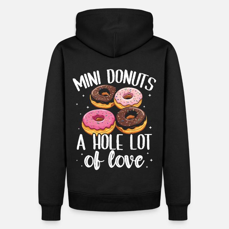 Beignets Beignets - Sweat à capuche Premium bio Homme - noir