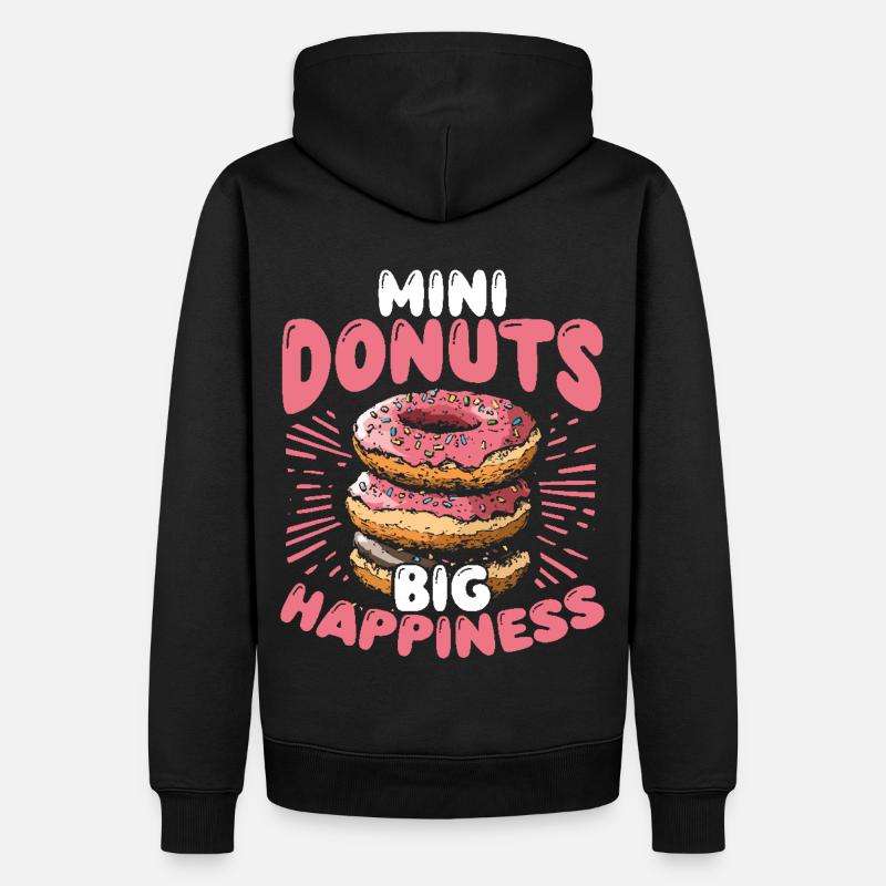 Donuts Donut - Männer Premium Bio Hoodie - Schwarz