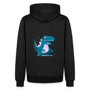 Dragon Dragon Enfant Enfants - Sweat à capuche Premium bio Homme - noir - Dos - Nico (187cm)
