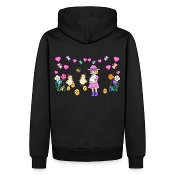 Enfants Enfant Pâques Pâques Tout-petits Bébé - Sweat à capuche Premium bio Homme - noir - Dos - Nico (187cm)
