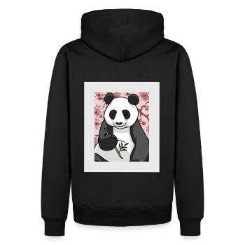 Asie Chine Panda Ours Ours Enfants Enfant - Sweat à capuche Premium bio Homme - noir - Dos - Nico (187cm)