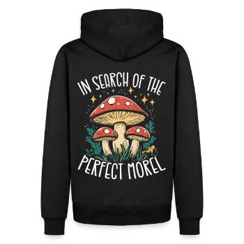 Cueilleurs de champignons Cueilleurs de champignons Cueilleurs de champignons Cueilleurs de champignons - Sweat à capuche Premium bio Homme - noir - Dos - Nico (187cm)