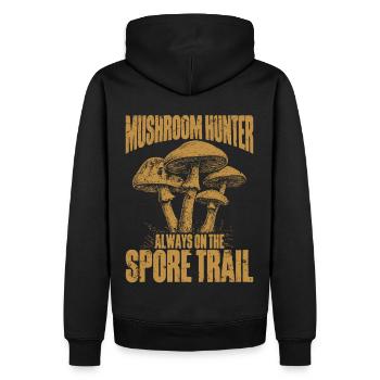 Cueilleurs de champignons Cueilleurs de champignons Cueilleurs de champignons Cueilleurs de champignons - Sweat à capuche Premium bio Homme - noir - Dos - Nico (187cm)