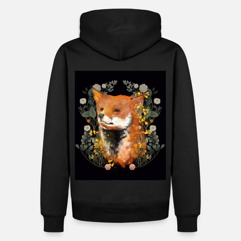 Renard Renards Renarde - Sweat à capuche Premium bio Homme - noir