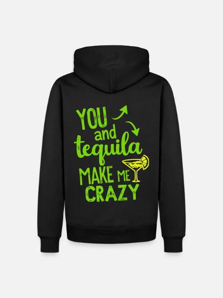 Tequila Party Saying Quote - Men’s Premium Organic Hoodie - black