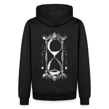 Celestial Hourglass Witchy Mystical Boho Pagan Wic - Männer Premium Bio Hoodie - Schwarz - Hinten - Nico (187cm)