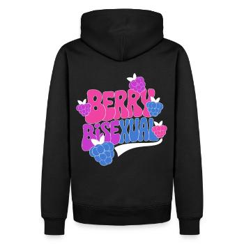 Bisexual LGBTQ Sarcastic Ally Humor Pride Month - Männer Premium Bio Hoodie - Schwarz - Hinten - Nico (187cm)