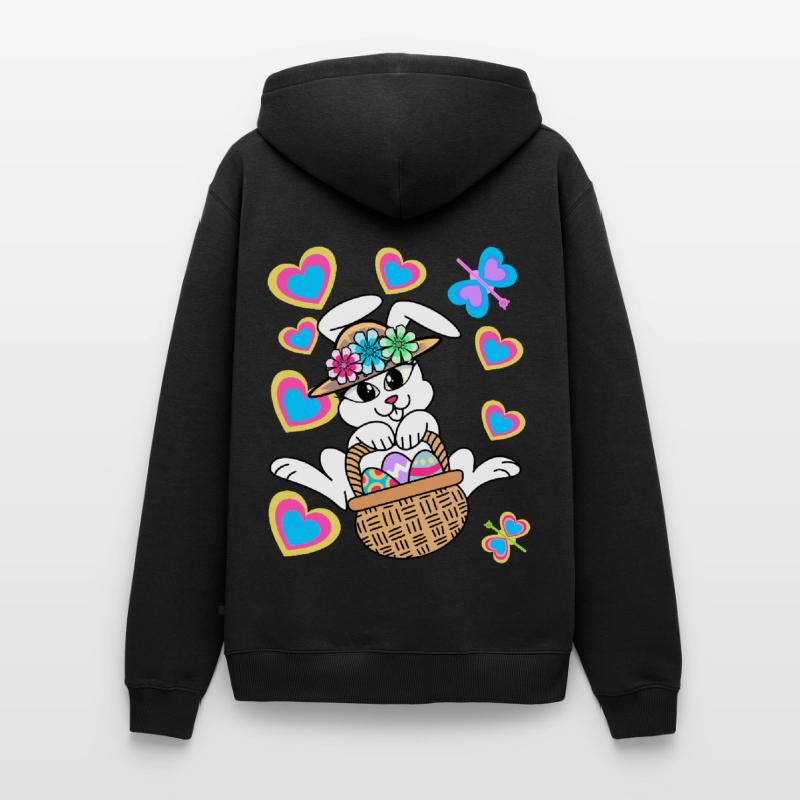 Easter Bunny Easter Bunny Eggs Easter Eggs Easter Men’s Premium Organic Hoodie