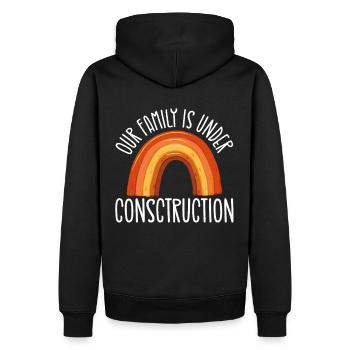Bewusstsein für Unfruchtbarkeit IVF Befruchtung - Männer Premium Bio Hoodie - Schwarz - Hinten - Nico (187cm)