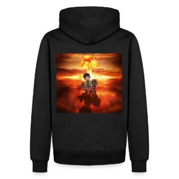 Apocaliptic girls - Men’s Premium Organic Hoodie - black - Back - Nico (187cm)