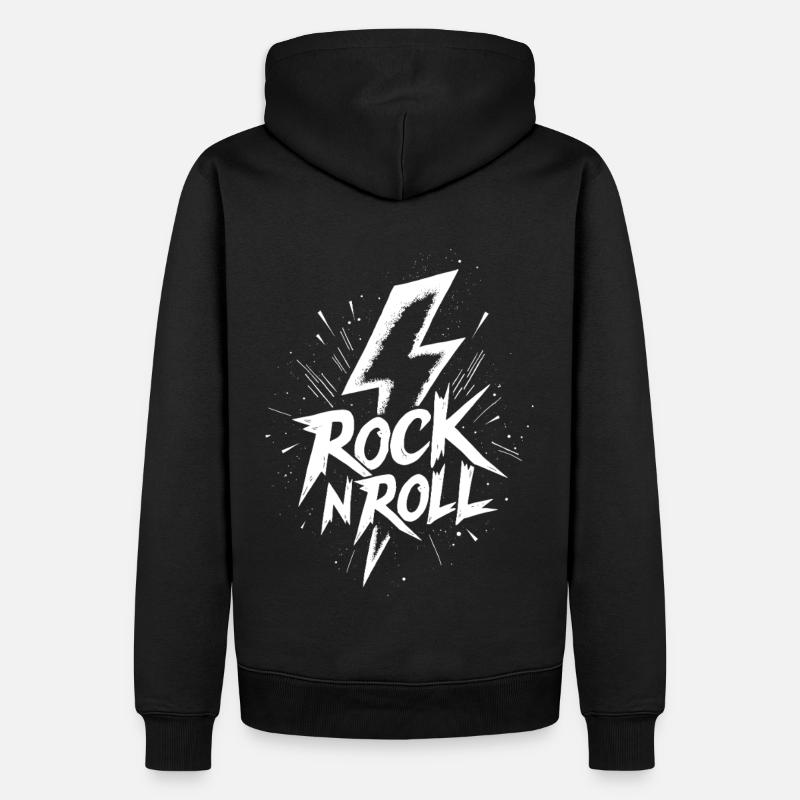 Rock 'n' Roll Blitz - Sweat à capuche Premium bio Homme - noir