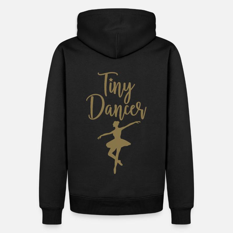 Tiny Dancer - Silhouette de ballerine - Sweat à capuche Premium bio Homme - noir