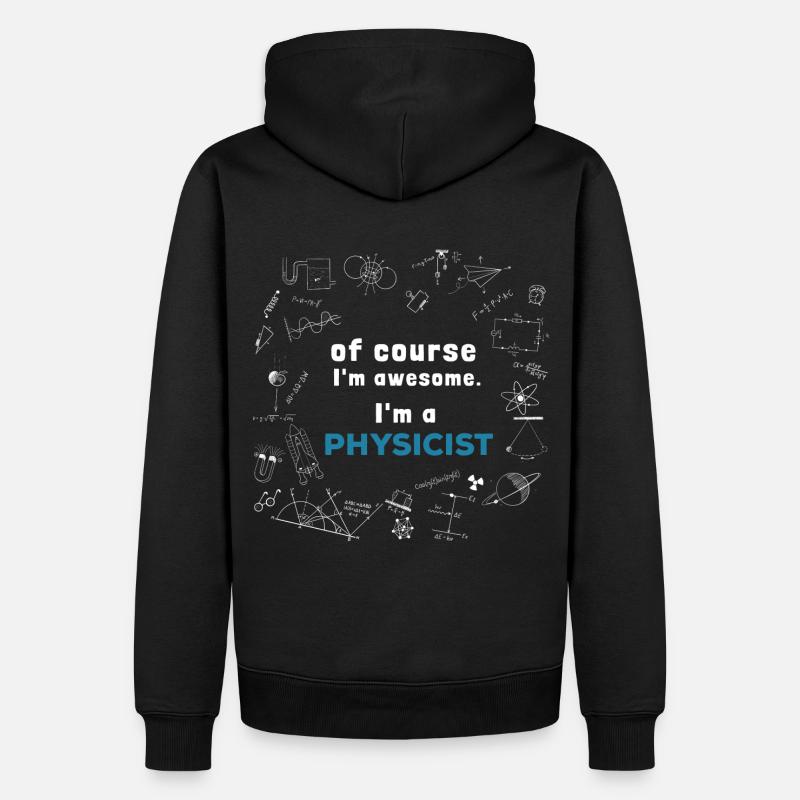 Physiker - Unglaublich - Männer Premium Bio Hoodie - Schwarz