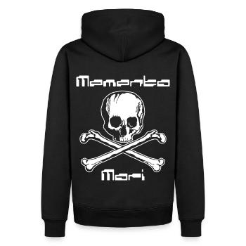 Memento Mori - Sweat à capuche Premium bio Homme - noir - Dos - Nico (187cm)
