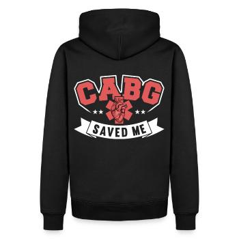 Transplantation cardiaque Chirurgie cardiaque Chirurgie cardiaque Chirurgie cardiaque Bypass - Sweat à capuche Premium bio Homme - noir - Dos - Nico (187cm)