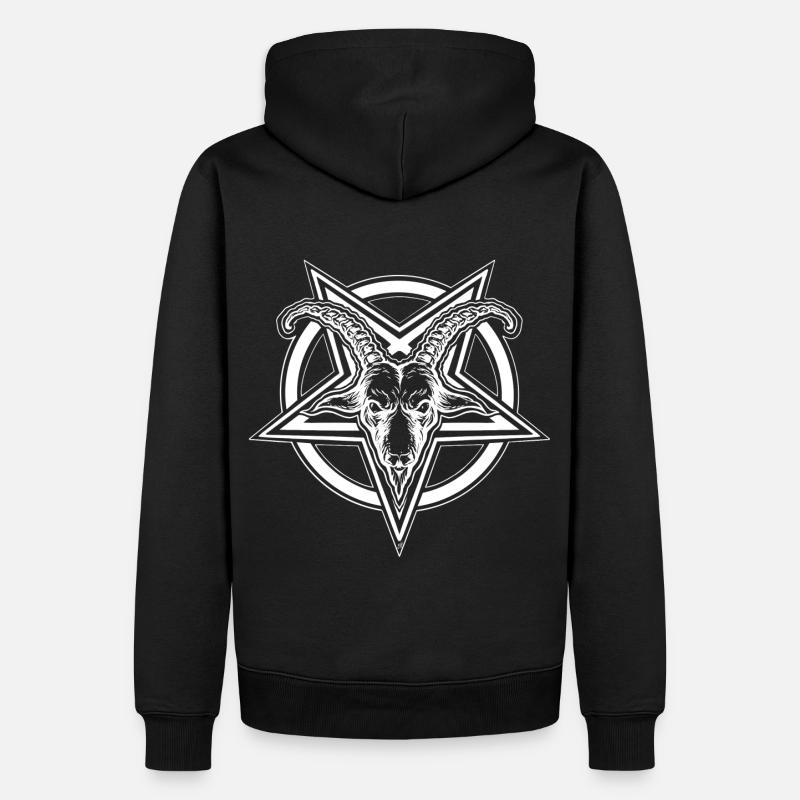 Siegel von Baphomet - Männer Premium Bio Hoodie - Schwarz