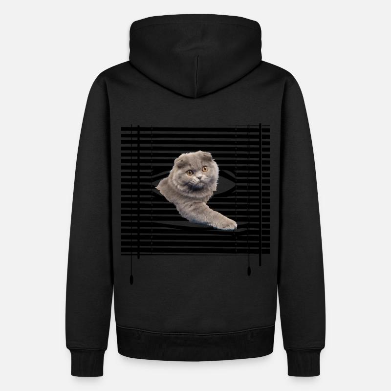 Mon chat s'évade - Sweat à capuche Premium bio Homme - undefined