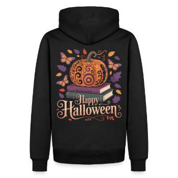 Citrouille magique pour Halloween - Sweat à capuche Premium bio Homme - noir - Dos - Nico (187cm)