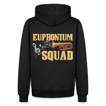 Euphonium Euphoniumspieler Blechbläser Euphonist - Männer Premium Bio Hoodie - Schwarz - Hinten - Nico (187cm)