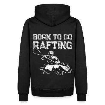 Manger Dormir Rafting Répéter La navigation de plaisance - Sweat à capuche Premium bio Homme - noir - Dos - Nico (187cm)