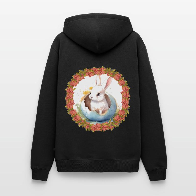 Easter Bunny Easter Egg Easter Bunny Bunny Rabbit Egg Men’s Premium Organic Hoodie