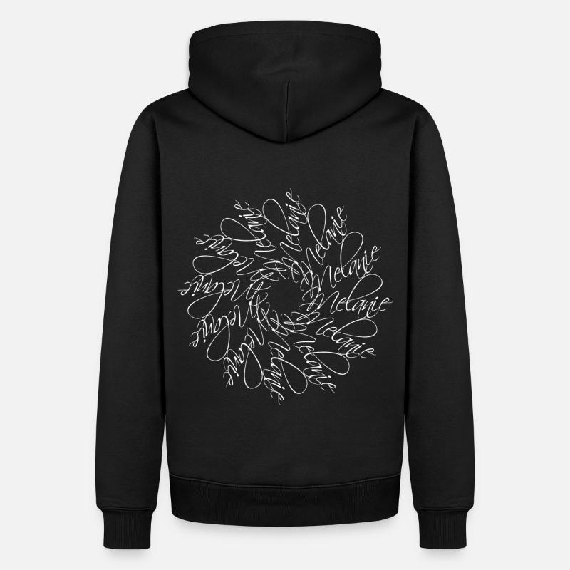 Melanie Nom Mandala - Sweat à capuche Premium bio Homme - noir