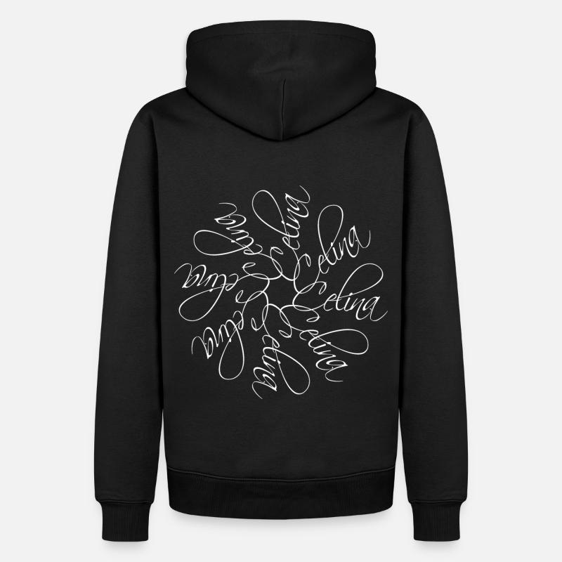 Celina Nom Mandala - Sweat à capuche Premium bio Homme - noir