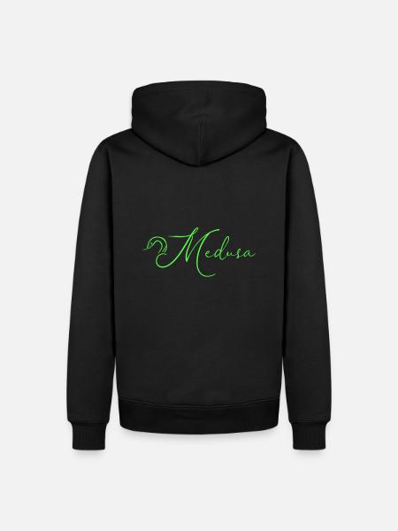 Medusa logo art - Men’s Premium Organic Hoodie - black