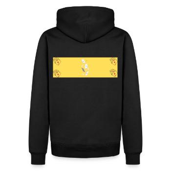 as - Sweat à capuche Premium bio Homme - noir - Dos - Nico (187cm)