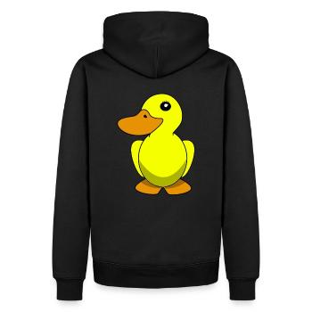 Canard en caoutchouc canard jaune enfants - Sweat à capuche Premium bio Homme - noir - Dos - Nico (187cm)